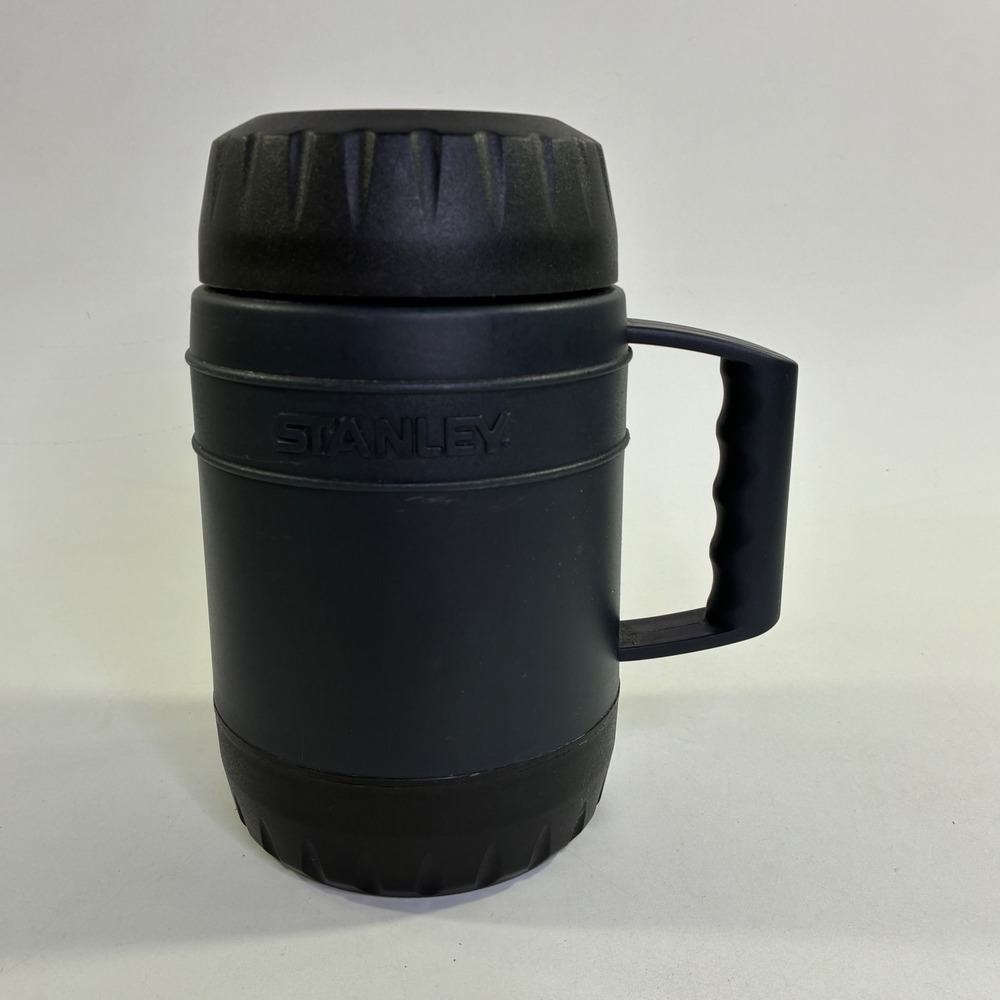 Stanley Aladdin Insulated Food Jar 17oz 0.5L Black Matte Wide Mouth with Handle